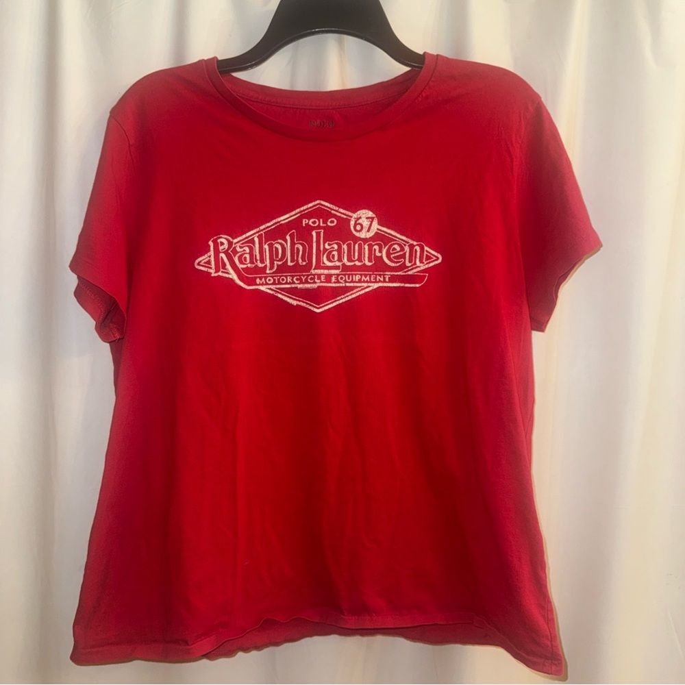 Ralph Lauren Red Graphic Tee